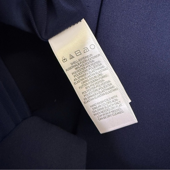 Dress The Population Carmen Gown Navy Long Sleeve Twist Slit Dress NWT Size XXL - Picture 4 of 9